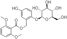 β-D-Glucopyranoside,2-[[(2,6-dimethoxybenzoyl)oxy]methyl]-4-hydroxyphenyl